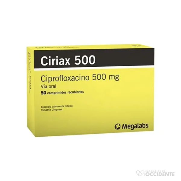 CIRIAX 500 MG X 1 COMPRIMIDOS (CAJA DE 50)