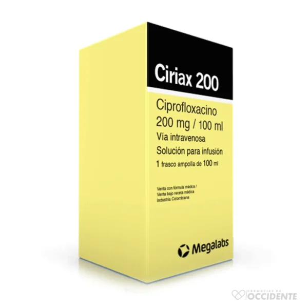 CIRIAX INFUSION 200 MG X 100ML