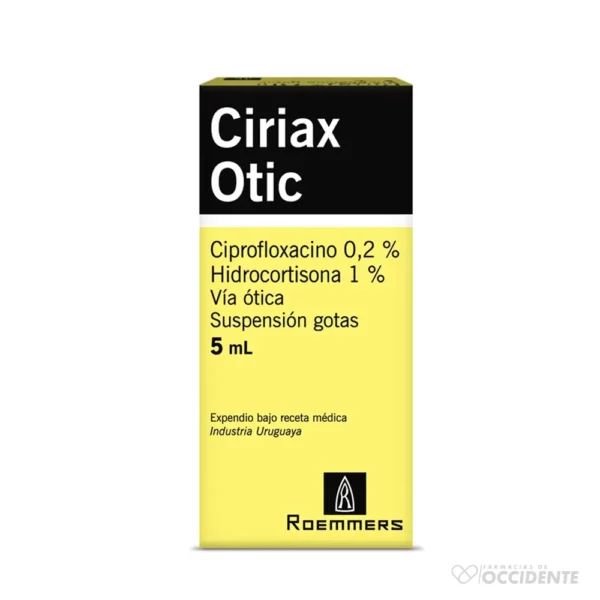 CIRIAX OTIC GOTAS GOTERO 5 ML