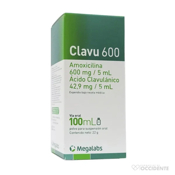 CLAVU 600/42.9MG X 100ML