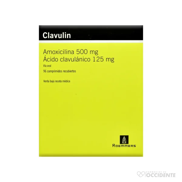 CLAVULIN 500 MG X 1 (CAJA DE 96 COMPRIMIDOS)