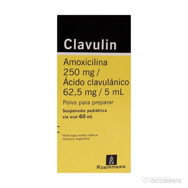 CLAVULIN SUSP 250 MG 60 ML