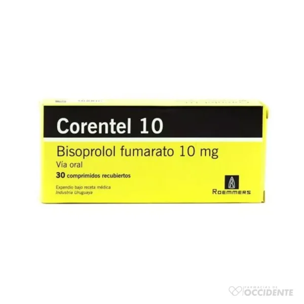 CORENTEL 10 MG X 30