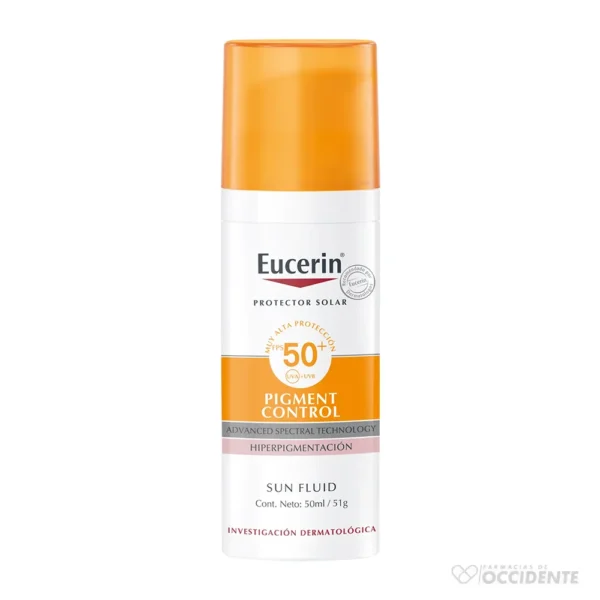 EUCERIN PROTECTOR SOLAR FPS50 PIGMENT CONTROL x 50ML