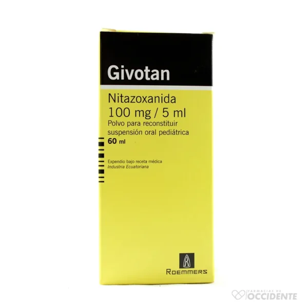 GIVOTAN SUSPENSION 100MG X 60ML