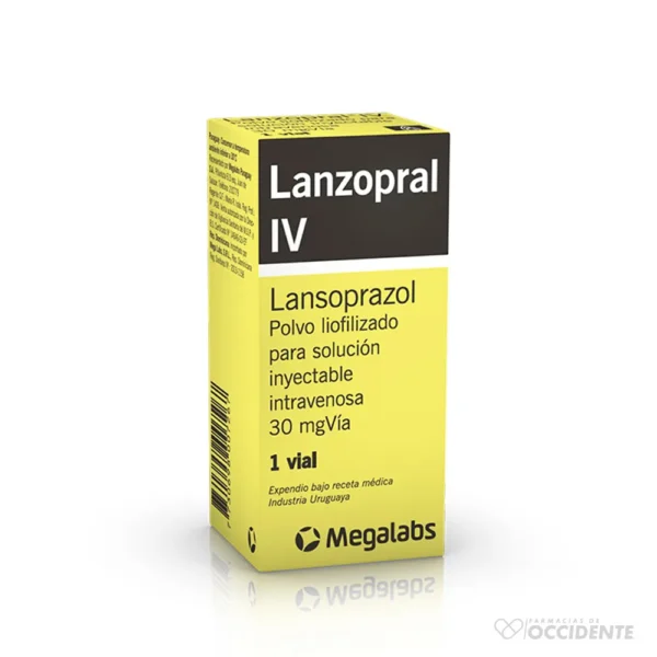 LANZOPRAL 30 MG INY X 1 VIAL