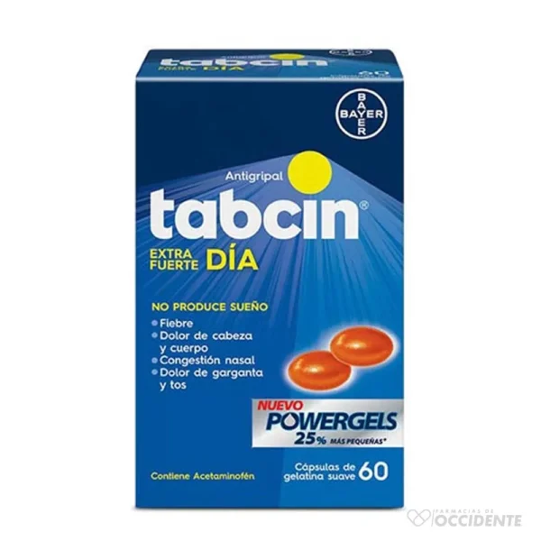 TABCIN EF DIA GEL CAPS NF X SOBRE DE 2 CAJA 30 SOBRES