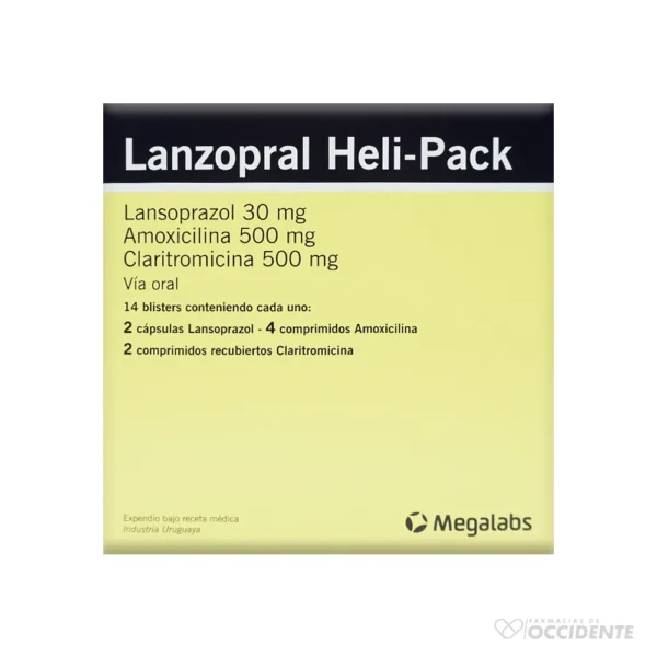 LANZOPRAL HELIPACK X 14 BLISTERS