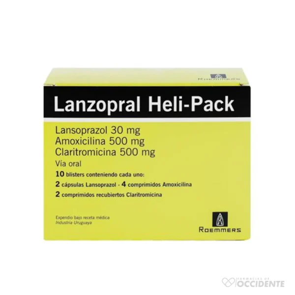 LANZOPRAL HELIPACK X 10 BLISTERS