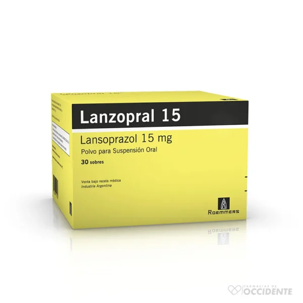 LANZOPRAL MD SUSP 15MG X 30 SOBRES