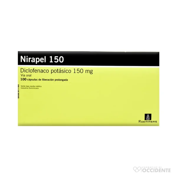 NIRAPEL 150 MG X 1 (CAJAJ DE 100 TABLETAS)