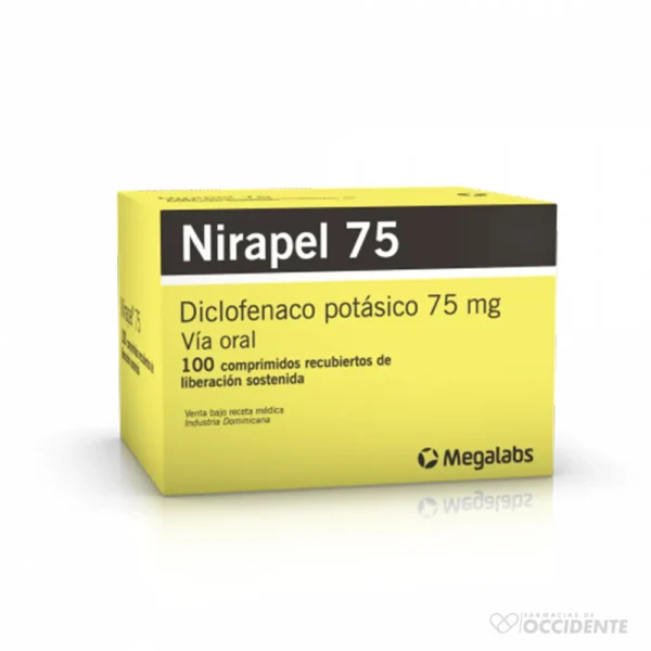 NIRAPEL 75MG X 1(CAJA DE 100 TABLETAS)