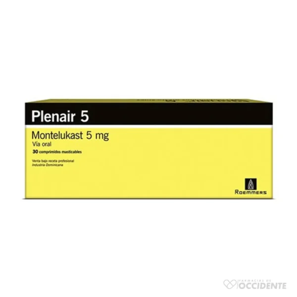 PLENAIR 5 MG X 30 COMPRIMIDOS