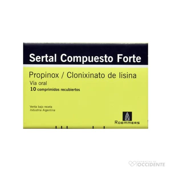 SERTAL FORTE COMPUESTO X 10 COMPRIMIDOS RECUBIERTOS