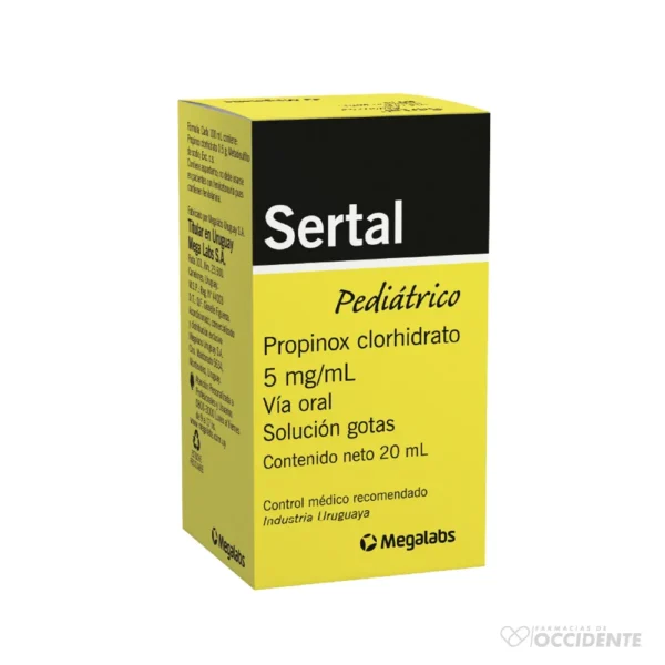 SERTAL GOTAS SOLUCION 5MG/ML FRASCO 20ML