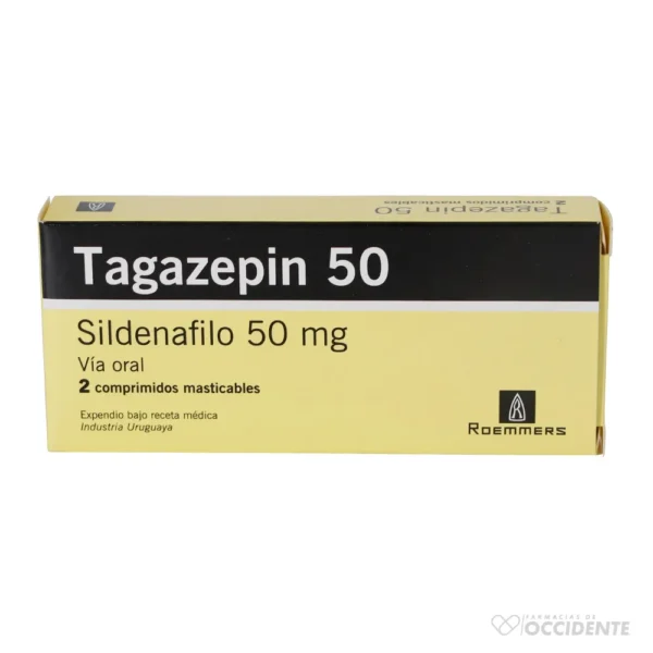 TAGAZEPIN 50MG X 2 COMPRIMIDOS MASTICABLES