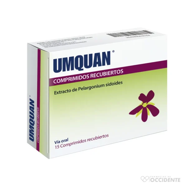 UMQUAN 20MG X15 COMPRIMIDOS RECUBIERTOS EXENTO DE IVA