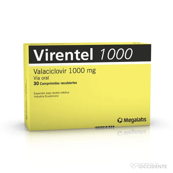 VIRENTEL 1000 MG X30