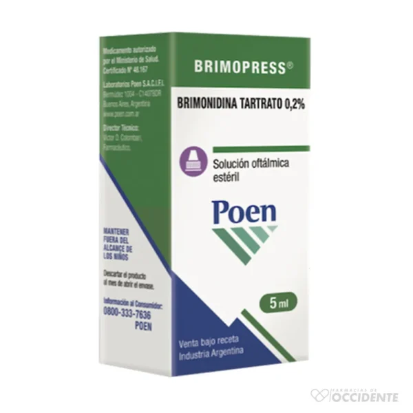 BRIMOPRESS 02% SOLUCION OFTALMICA 5 ML