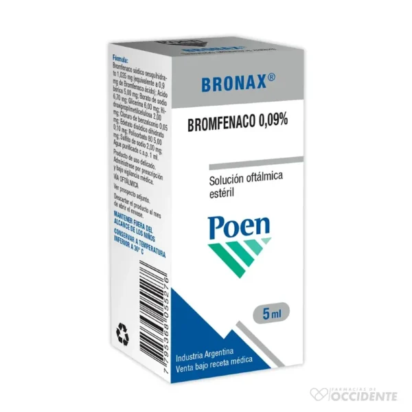 BRONAX 0.09% 5 ML GOTAS OFTALMICAS