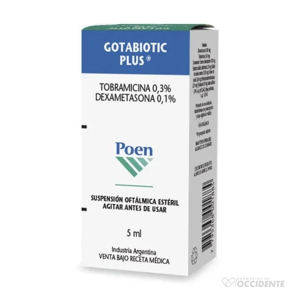 GOTABIOTIC PLUS OFTALMICA X 5 ML