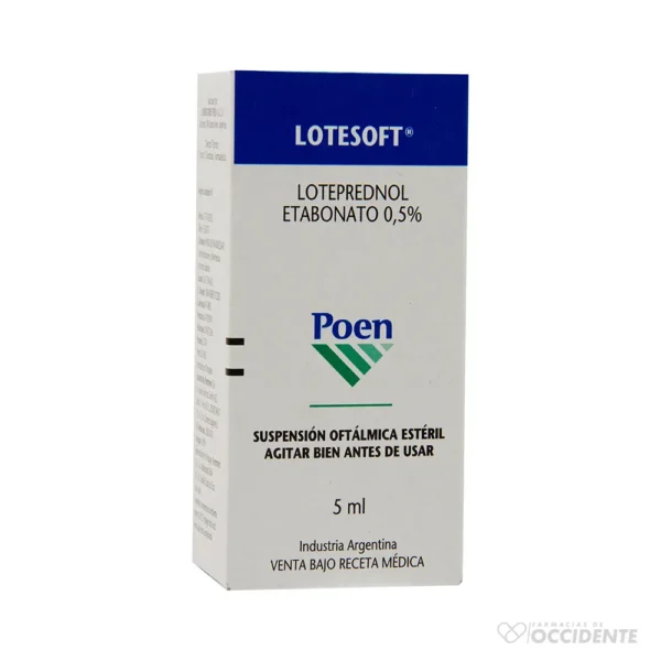 LOTESOFT SUSPENSION OFTALMICA 05% 5ML