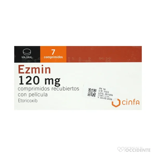 EZMIN 120MG X 7 COMPRIMIDOS