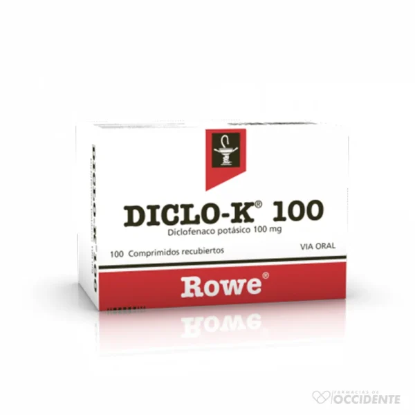 DICLO-K 100 MG COMPRIMIDOS X 1 (CAJA DE 100 COMP)