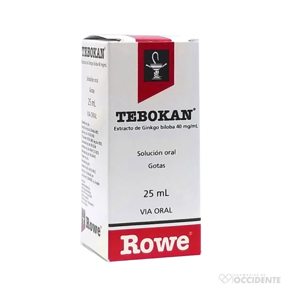 TEBOKAN 40 MG/ML GOTAS X 25 ML EXENTO DE IVA