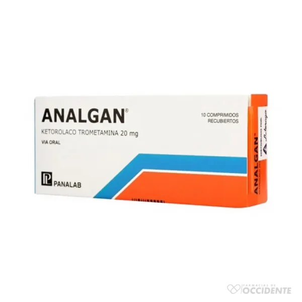 ANALGAN 20MG X 10 COMPRIMIDOS