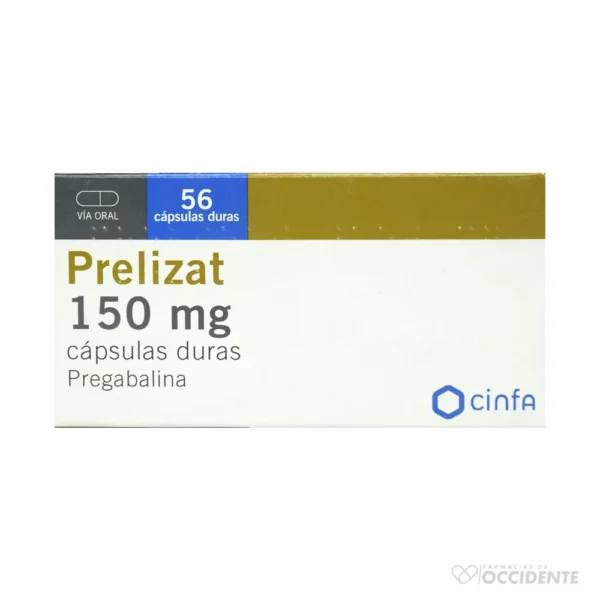 PRELIZAT 150MG X 56 CAPSULAS DURAS