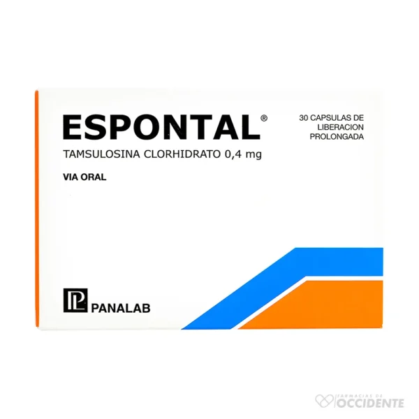 ESPONTAL 0.4 MG X 30 CAPSULAS