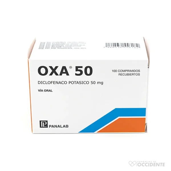 OXA 50 MG X 1 COMPRIMIDO (CAJA DE 100)