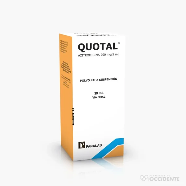 QUOTAL 200 MG/5ML X 30 ML. POLVO PARA SUSPENSION ORAL