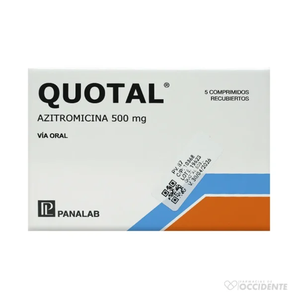 QUOTAL 500 MG X 5 COMPRIMIDOS (ARGENTINA)