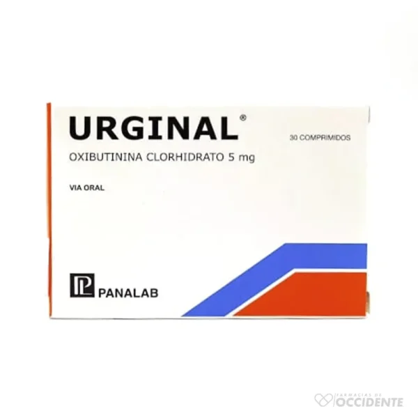 URGINAL 5 MG X 30 COMPRIMIDOS