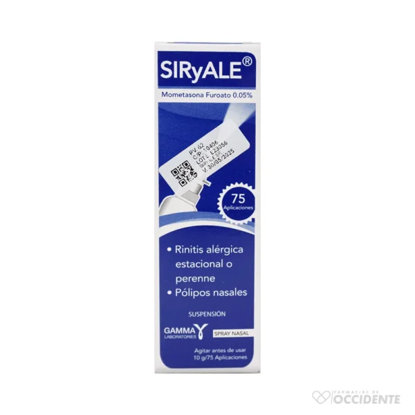 SIRYALE SPRAY NASAL 50MCG X 10G/75 APLICACIONES