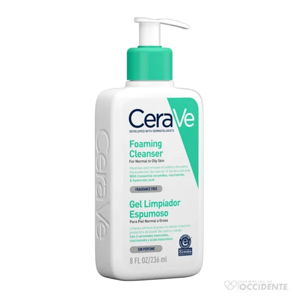 CERAVE GEL LIMPIADOR ESPUSOMO X 236ML