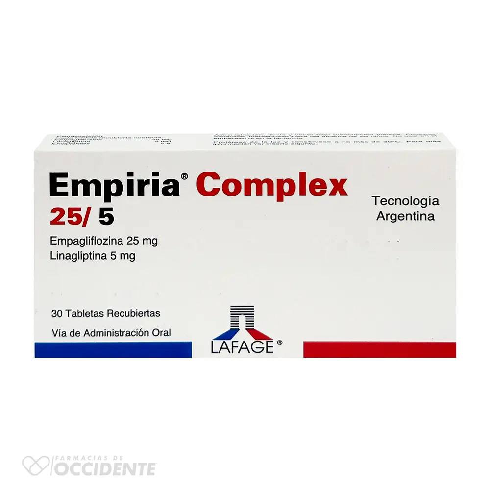 EMPIRIA COMPLEX 25MG/5MG TABLETAS X 30