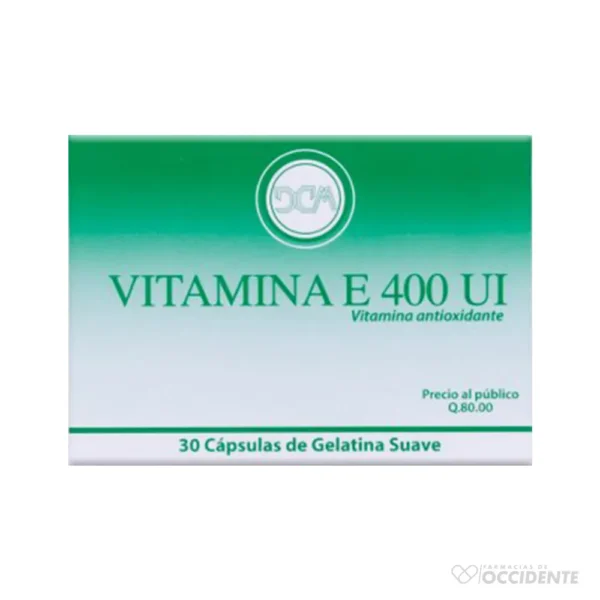 VITAMINA E 400 UIx10 CAP GEL BLANDA (CAJA 3 BLISTRER)CONAMEP