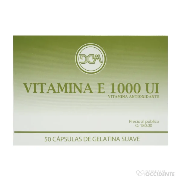 VITAMINA E 1000 X 5 CAPS (CAJA 10 BLISTER) CONAMEP