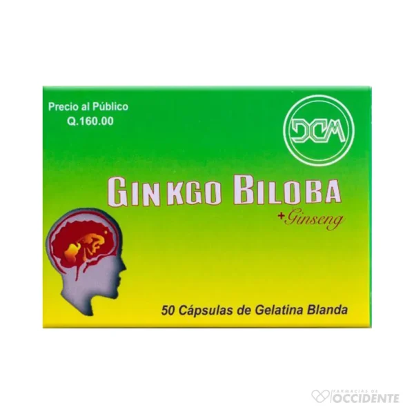 GINKGO BILOBA GINSENG X 50 CAPS (CONAMEP)