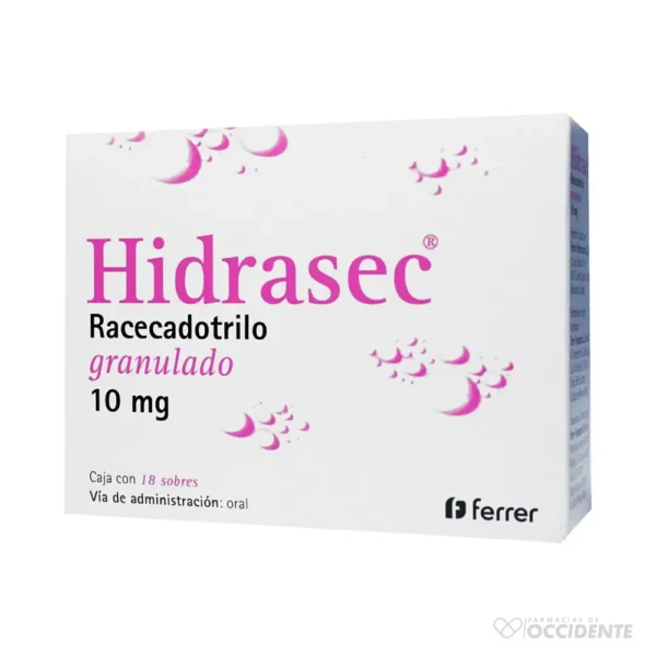 HIDRASEC SOBRES 10MG X 1 (CAJA 18 UNIDADES)