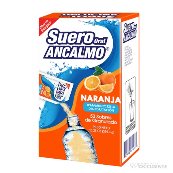 SUERO ORAL NARANJA CAJA 53 X 1 SOBRES (UNIDAD)