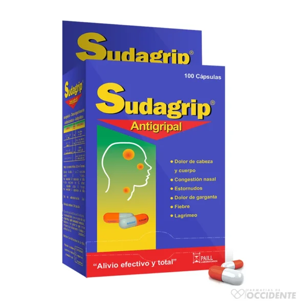 SUDAGRIP CAPSULAS X 1 (CAJA DE 100 UNIDADES)