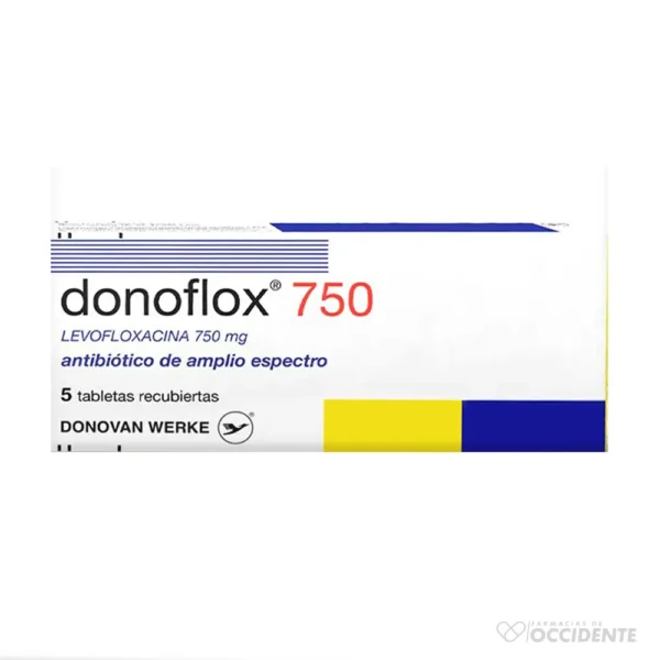 DONOFLOX 750MG X 5 TABLETAS