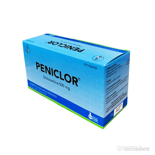 PENICLOR CAPSULAS 500MG X 10 (CAJA DE 5 BLISTER)