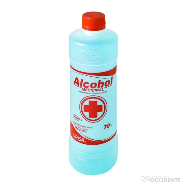 ALCOHOL ETILICO 70% FCO 500ML (VESA)