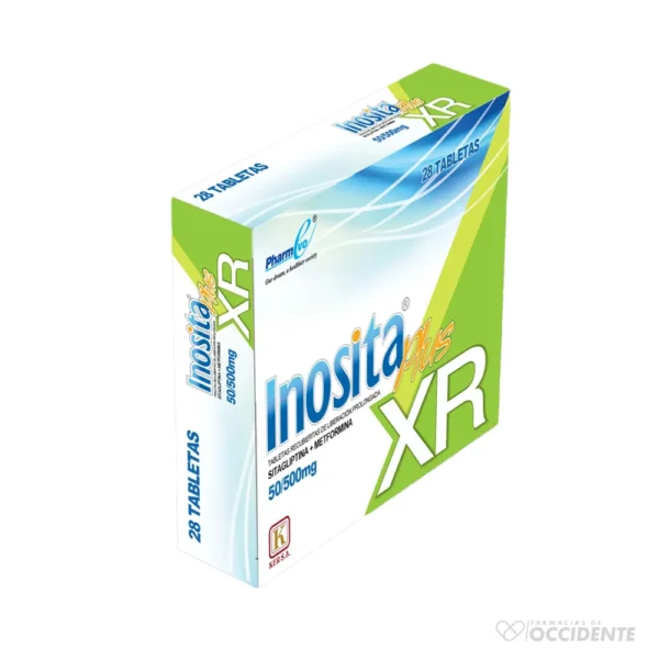 INOSITA PLUS XR TABLETAS 50MG/500MG X 28