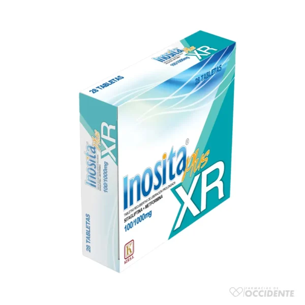 INOSITA PLUS XR TABLETAS 100MG/1000MG X 28